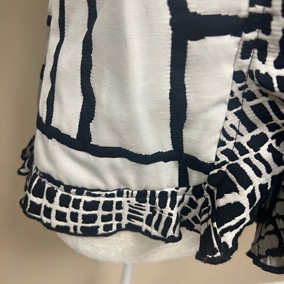 Trimdin black/white reversible patterned jacket  XS - Picture 3 of 7